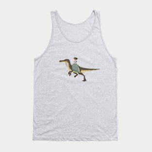 Victorian Lady and Baryonyx Tank Top